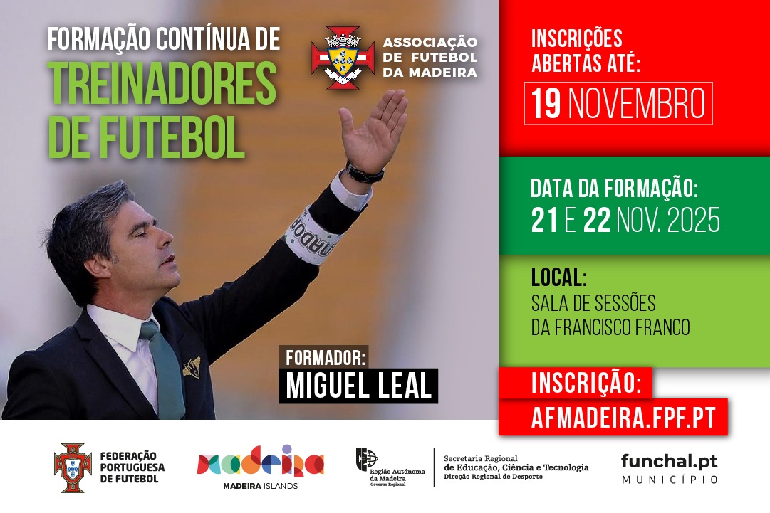 Formação Contínua de Treinadores - Futebol